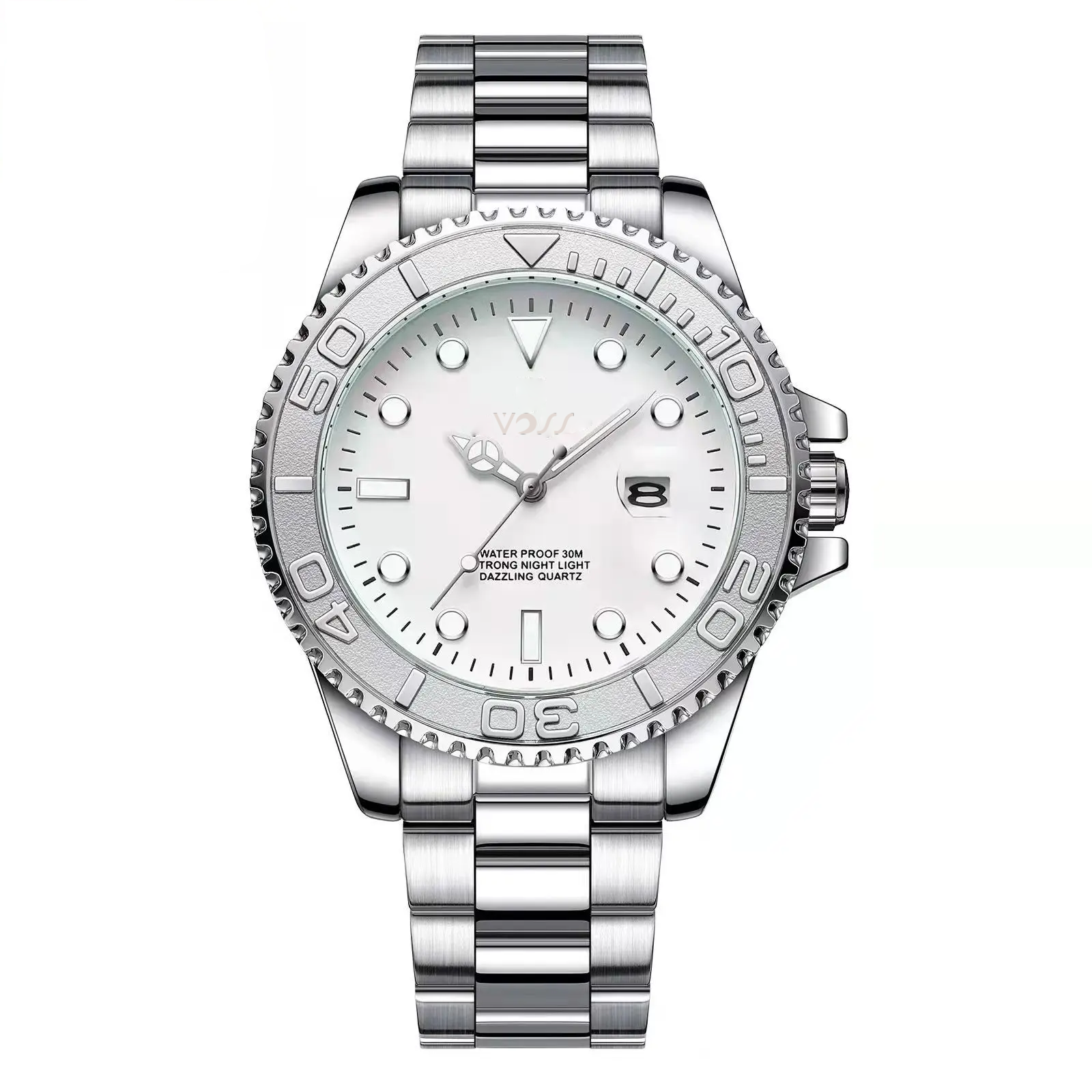 Voss Submariner Silver White